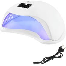 Portable 48W UV Gel Lamp Motion Sensor White 22x19x11cm Nail Dryer Set with 10 Nail Clips