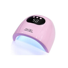 Sun S3 UV LED Nail Lamp 88W 2-in-1 for Semi-Permanent Polish and UV Gel Curing Pink Portable Fast Dry Light