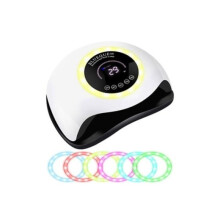 168W UV LED Nail Lamp with 4 Timers for Manicure & Pedicure Set
