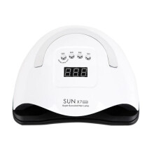 220W UV LED Nail Lamp, 57 LED Beads, 4 Timer Settings, Smart Sensor, Professional Nail Curing Lamp