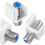 20-Pack Coax  Jack Insert,F-Type RG6 Cable Extender Female to Female for Wall Plate and Patch Panel 3