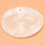 Plate Beads 100X Nacre Pearl Shell Round 35mm White 9