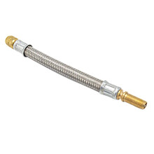 Stainless Steel Extended Nozzle Braided Wheel Tire Tyre Valve Extension Adapter - 150mm