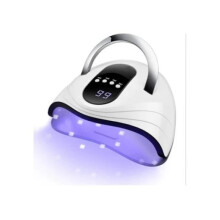 120W LED Nail Lamp, 4 Timers, Auto Sensor, Large Space, White