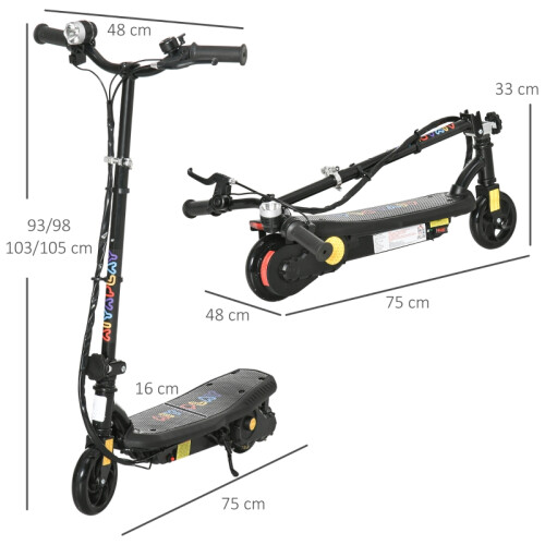 Foldable Electric Scooter, with LED Headlight 2