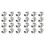 24 Conectores RJ45 Cat6 Sin Herramientas, Conector Hembra A Hembra para Módulo Ethernet, Panel Gigabit (Incompatible con Panel de Conexión). 1