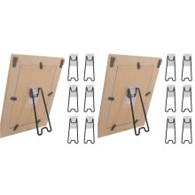 12 Pcs Picture Frame Bracket, Picture Frame Easel Bracket, with Self-Adhesive for 5.9 to 10.2 Inch Picture Frame Easel