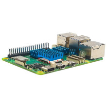 20x voor Raspberry Pi 5 Heatsink CPU-Fittingontwerp met Zelfklevende Chip Thermische Geleidbaarheid Koeling Koellichaamset,B