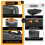 Fireproof & Waterproof Document Bag with Lock, Hard-Shell Briefcase with Carrying Handle, Black, Large Capacity, Security Organize 2