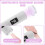 Portable Mini UV Nail Lamp USB Rechargeable 45/60 Sec Timer Compact Design Nail Dryer 3