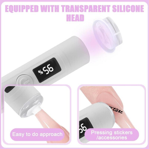 Portable Mini UV Nail Lamp USB Rechargeable 45/60 Sec Timer Compact Design Nail Dryer 2