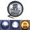 Farol de LED Universal para Motocicleta de 6,3 Polegadas e 35 W, Farol Alto e Baixo, Farol Redondo para Cafe Racer, Luz Amarela 2