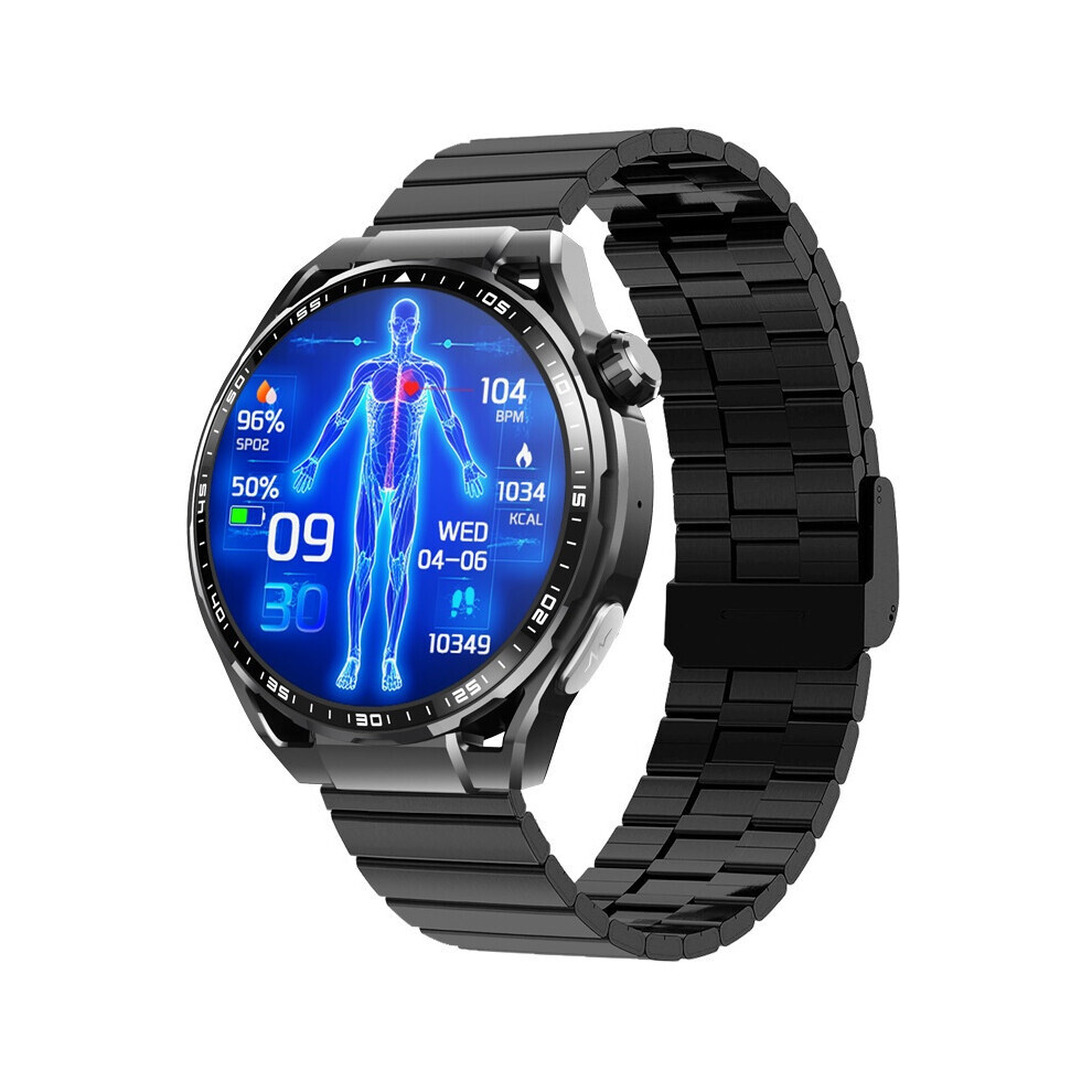 Smart Watch For Men, Fitness Tracker With Call Function, Heart Rate Monitor, Blood Pressure, Waterproof, Black 6083684979798