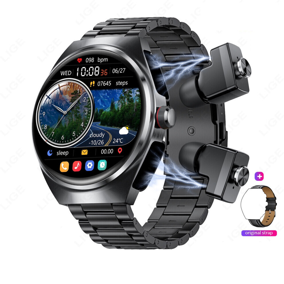Smart Watch With Earbuds, 1.53-Inch Hd Touch Screen, Call Support, Fitness Tracker, Activity Monitor 6083684981401