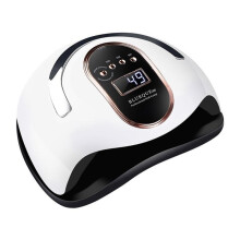 LED UV Lamp 168W Professional Nail Lamp Fast Curing Nail Dryer for Gel Polish Black/White