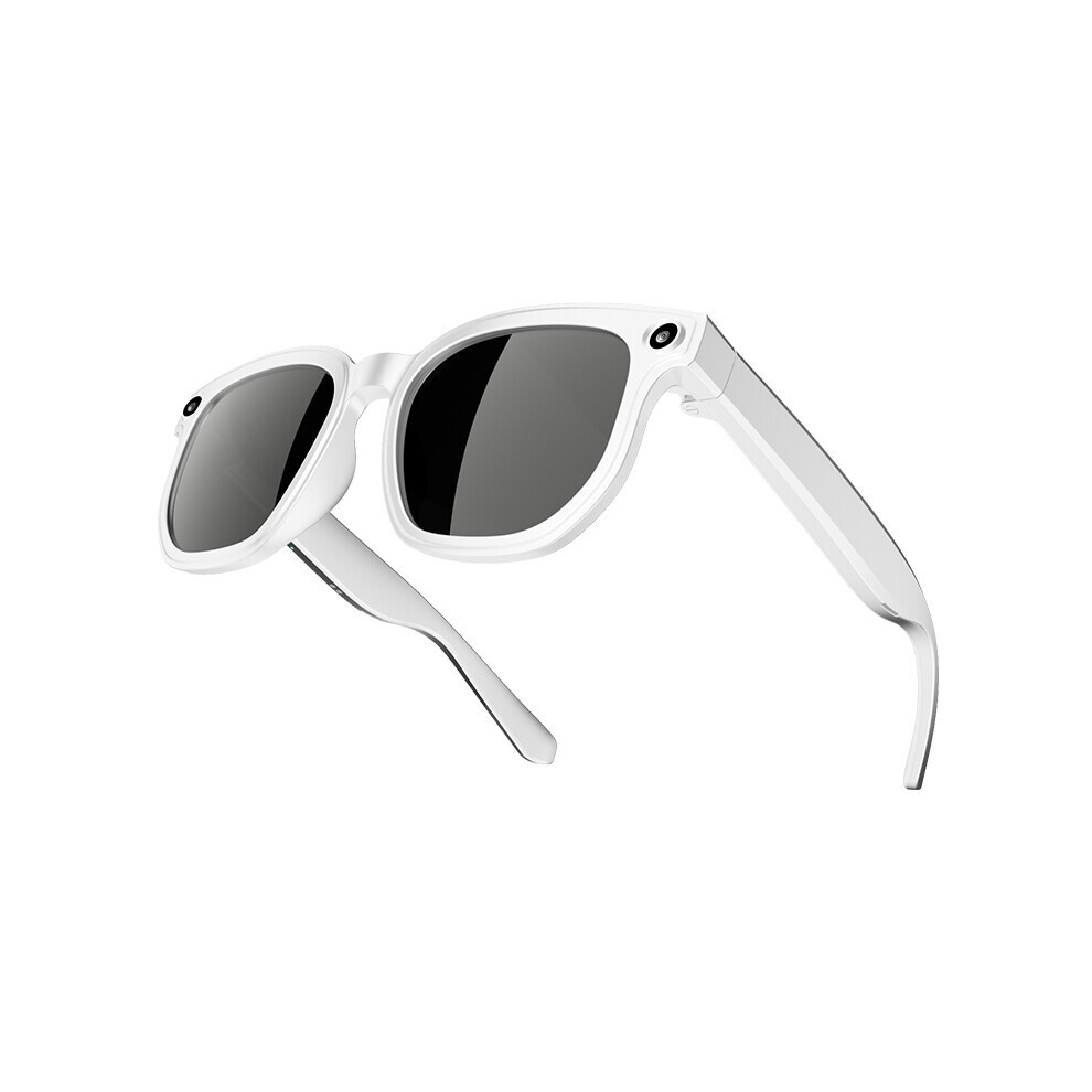 Ai Smart Glasses With Camera, Bluetooth Music And Calls, Voice Assistant, Lightweight White 6083684982521