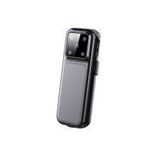 Caméra corporelle 1080p avec vision nocturne infrarouge, mémoire de 128 Go, compacte et portable, noire