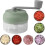 Manual Egg Spinner, Portable Hand Egg Scrambler in Shell, Wireless Egg Beater for Home Use, Green 1