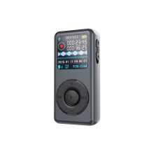 Enregistreur vocal portable avec clip, 1536 kbps, écran couleur, lecteur MP3, 32 Go, noir pour réunions et conférences