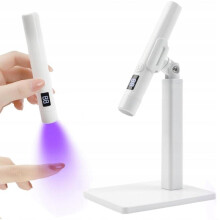 10W UV LED Nail Lamp, USB Rechargeable, Magnetic Stand, 45s/60s Timer, Portable Nail Dryer