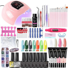 Nail Manicure Set UV Lamp Gel Nail Kit Multicolor ZH159-2