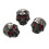 9pcs Electric Guitar Skull  Volume Control Knobs---Black 2