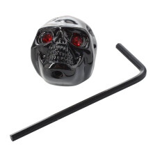 9pcs Electric Guitar Skull Volume Control Knobs---Black