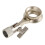 2X Silver Metal Mic Clip Microphone Shock Mount Bracket Simple Mic Stand Accessories Use Flexible Angle Adjustment 3