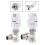 Automatic Thermostatic Radiator Control Valve G1/2 Inch Angle Valve for Floor Heating Copper Radiator 3