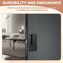 Ultra-Thin Door Lock Magnetic Silent Invisible Solid Wood Door Lock Room Bedroom Push Bathroom Modern Door Lock