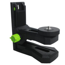 Base Magnétique en Forme de L pour Niveau Laser, Trépied Fileté 1/4'' avec Rotation Horizontale à 360