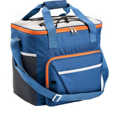 (Black/Gray) Frosty 30L Mini Fridge Blue/Grey Compact Refrigerator 34x36x25cm Dorm Car Cooler