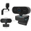 Mini webcam compatta Full HD 1080p per laptop Windows 10, telecamera per videochiamate, nera. 2