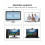 Mini webcam compatta Full HD 1080p per laptop Windows 10, telecamera per videochiamate, nera. 4