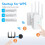 WiFi Signal Repeater with Ethernet Port and AP Mode, Long Range Coverage for Home, Indoor White 3