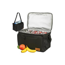 Trizand 30L Insulated Lunch Tote Bag Waterproof Picnic Cooler with Adjustable Shoulder Strap, Black 46x27x30cm