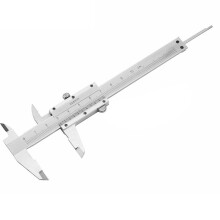 Paquímetro Vernier, Calibre de Aço Carbono de 100 mm, Precisão de 0,05 mm para Uso Doméstico e Industrial