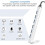 USB 3.0 Multiport Hub, High Speed USB Port Hub for Laptop and Computer, USB Extension Docking Station 4