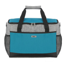 Thermal Insulated Picnic Cooler Bag 27L Portable Lunch Tote Blue 29x38x25cm for Outdoor Camping