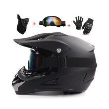 (Asia Black Solid Color, M) Rennmotorradhelm UK Motocross Helm NEU Road Dirt Off Dirt Downhill
