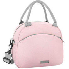 (Grey) Comando Eats Multifunctional Insulated Lunch Bag for Hiking Office School, 26x14.3x21.2 cm, Pink, Adjustable Strap Handle, Waterproof