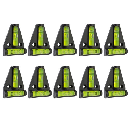 T Type Rv Small Spirit Bubble Level Tool 2 Way  Bubbles for Motorhome, Camping, Trailer, Construction