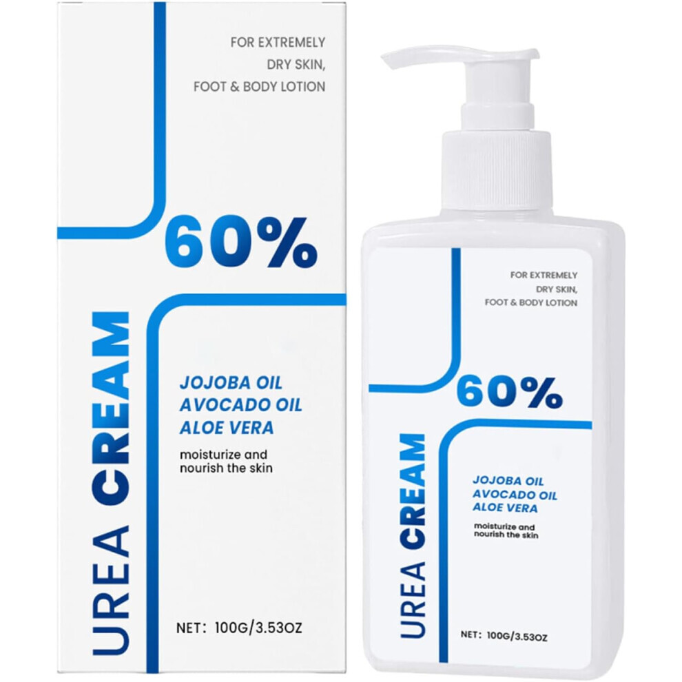 60% Urea Body Lotion with 2% Salicylic Acid, Intensive Moisturising Body Lotion for Very Dry, Rough;Cracked Skin - Smoothing Urea Cream for Foot,Hand