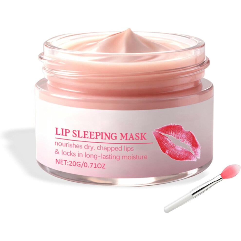 Lip Sleeping Mask with PDRN; Hyaluronic Acid, Intensive Overnight Lip Repair Mask, Hydrating Lip Balm for Dry, Cracked Lip Moisturiser