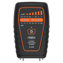 YOWEXA High-Precision Copper Thickness Gauge Graded PCB Copper Foil Inspection Handheld with 8 Ranges