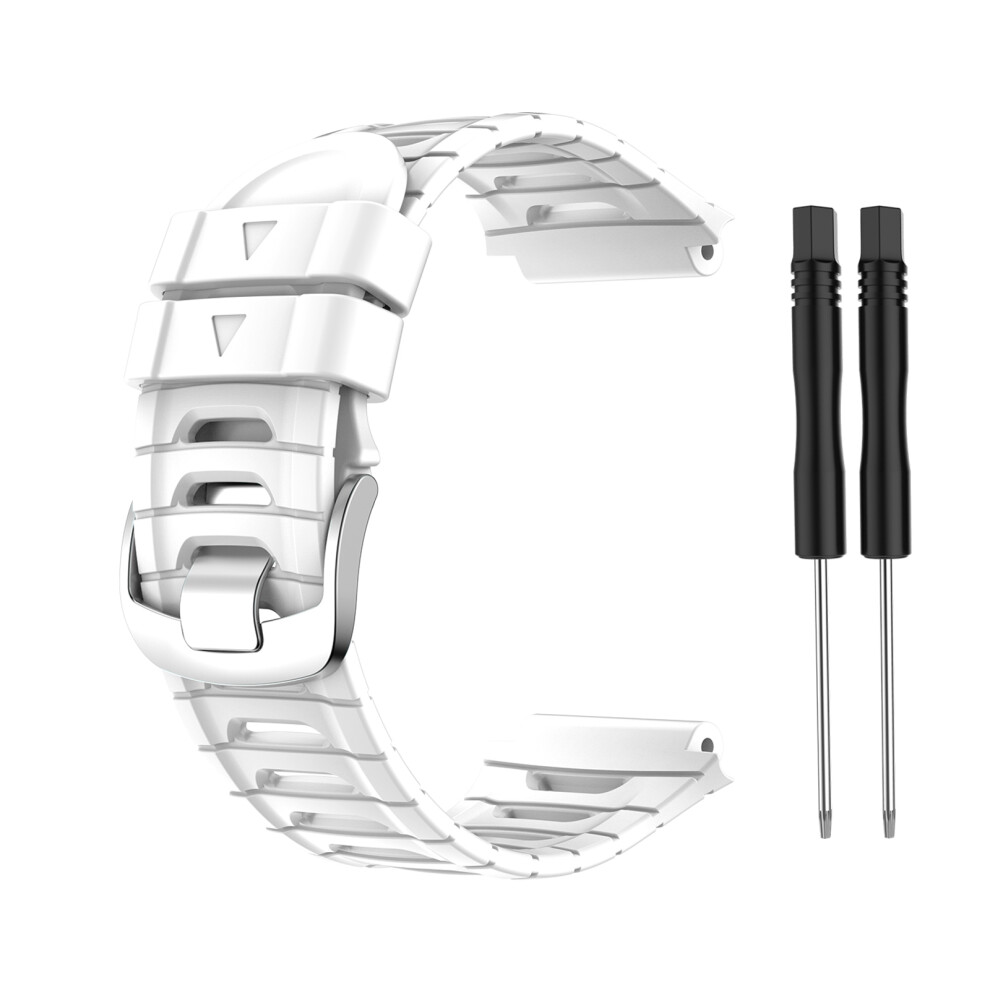 Silicone Watch Band Replacement Strap For Garmin Forerunner 920Xt White 688249463048