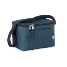 Insulated Lunch Bag Blent 25x15.5x14.5 cm Polyester Blue Portable Picnic Cooler for Outdoor Meals