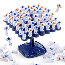 Astronaut Balance Stacking Game 48 Pieces 14x7cm Family Board Game for 2-4 Players Kids & Adults Educational Toy