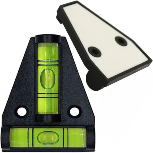 T Type Rv Small Spirit Bubble Level Tool 2 Way  Bubbles for Motorhome, Camping, Trailer, Construction 2