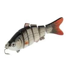 10cm/15g Biomimetic Submerged Baits High-quality Outdoor Fishing Gear Simulated Multi Section Road Bait 6-section